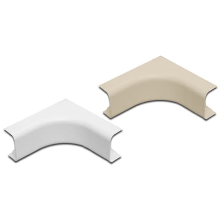 Quest Technology International Inside Corner Raceway Accessory - 1'', Beige, 12 Pk FIC-42424